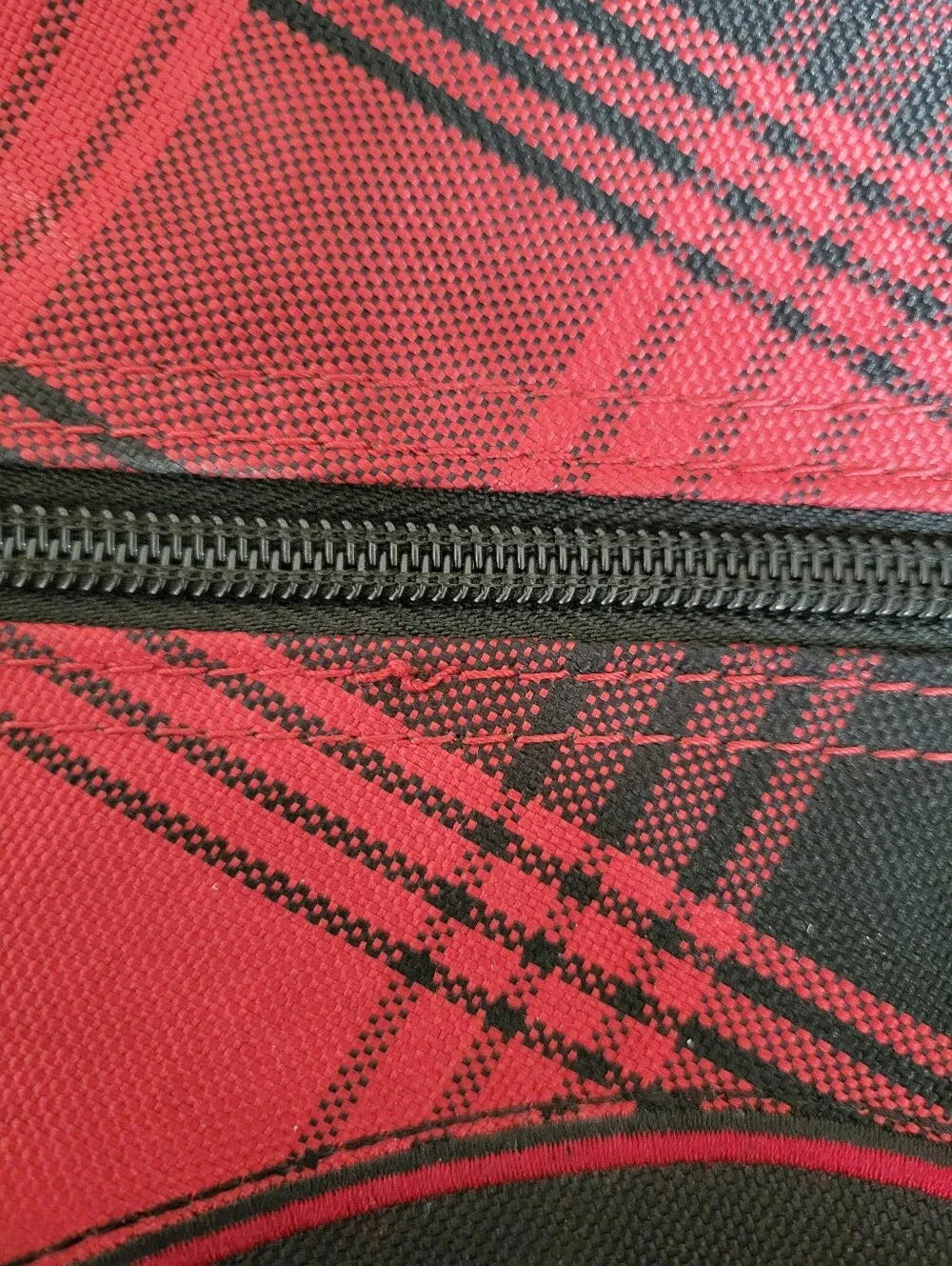 Tony Hawk Red and Black Plaid Backpack